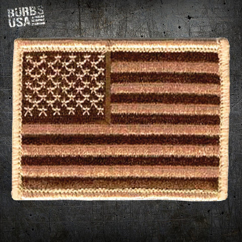 Bronze U.S. Flag Patch