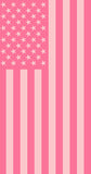 Light Pink U.S. Flag