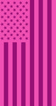 Pink & Purple U.S. Flag