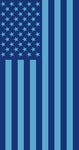 Blue U.S. Flag