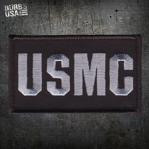 USMC Silver Morale Patch