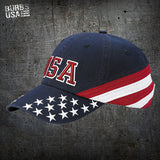 U.S.A. Embroidered Hat