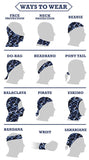 Headgear Styles for Arctic Blue Camo Headgear for face and neck shield